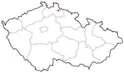 Mapa: Albrechtice v Jizerských horách