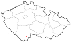Mapa: Borovany