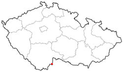 Mapa: České Velenice