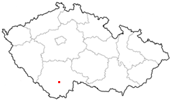 Mapa: Hluboká nad Vltavou