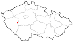 Mapa: Vodní hamr Dobřív