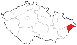 Mapa: Beskydy