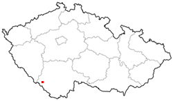 Mapa: Boubín (Rozhledna na Boubíně)