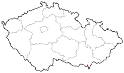 Mapa: Boží muka za Starú Břeclavú