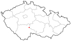 Mapa: Choustník (zřícenina hradu)
