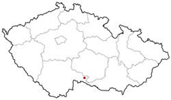 Mapa: Dačice