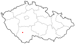 Mapa: Hoštice u Volyně