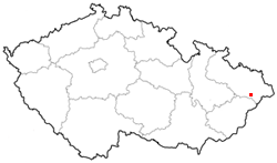 Mapa: Kozlovice (Obecná škola a Valašský pivovar)