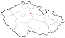 Mapa: Městec Králové