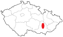 Mapa: Moravský kras