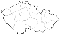 Mapa: Rozhledna na Cvilíně (Krnov)