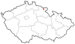 Mapa: Rozhledna Žaltman (pension Radvanice)