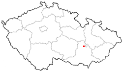 Mapa: Sloup v Moravském krasu