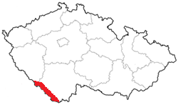 Mapa: Šumava