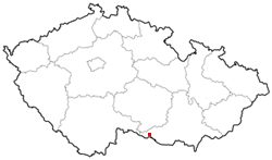 Mapa: Vranov nad Dyjí