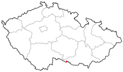 Mapa: Vranovská přehrada
