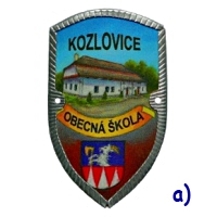 Štítek: Kozlovice (Obecná škola a Valašský pivovar)